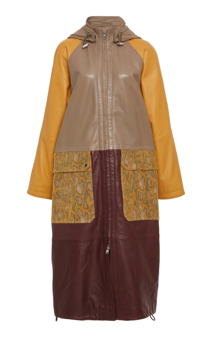 Stand Studio Loulou Lamb Leather Coat
