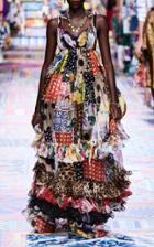 Moda Operandi Dolce & Gabbana Ruffle-trimmed Chiffon Gown