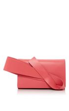 Delpozo Flamingo Pink Orchid Evening Clutch