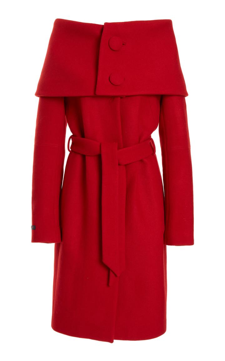 Moda Operandi Martin Grant Belted Wool Coat