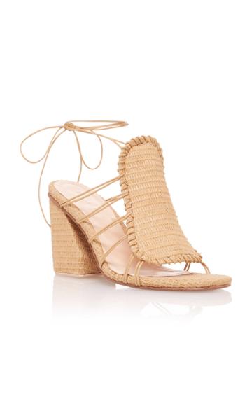Marcela B. Asymmetric Heeled Sandal