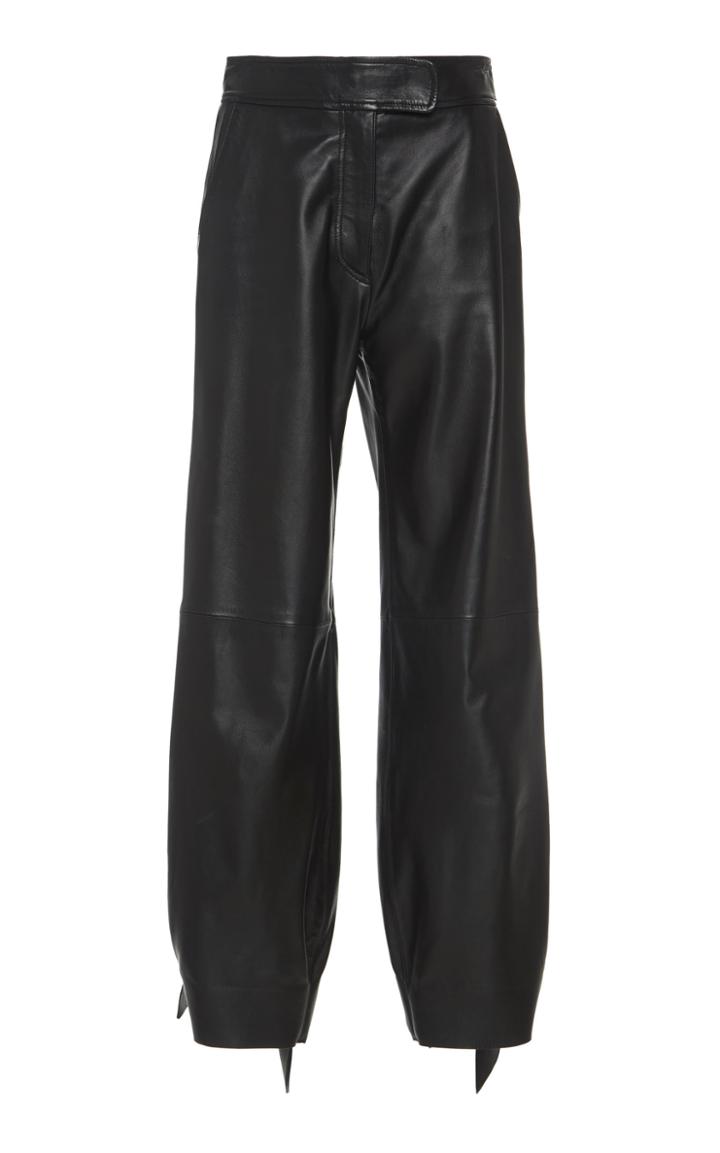 Off-white C/o Virgil Abloh Leather Wide-leg Pants
