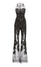 Zuhair Murad Bead Embroidered Lace Jumpsuit