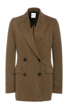 Rosetta Getty Checked Double-breasted Blazer Jacket