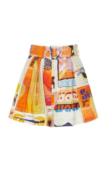Zimmermann Brightside Flared Shorts