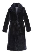 Moda Operandi Pologeorgis The Madison Belted Shearling Reversible Coat