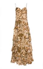 Johanna Ortiz All I've Ever Known Silk Tiered Maxi Dress