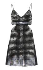 David Koma Embellished Cut-out Mini Dress