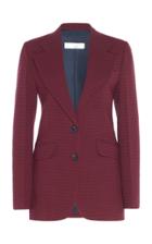 Victoria Beckham Jarvis Checked Wool-blend Blazer