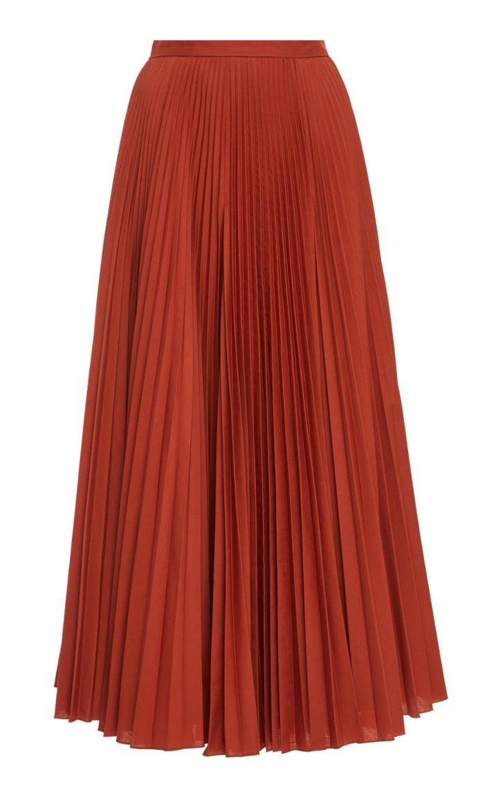 Claudia Li Pleat On Pleated Skirt