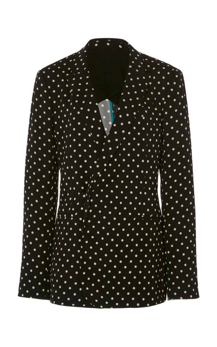 Moda Operandi Haider Ackermann Polka-dot Cady Blazer Size: 34