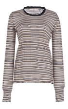 Sonia Rykiel Fluid Striped Long Sleeve Sweater