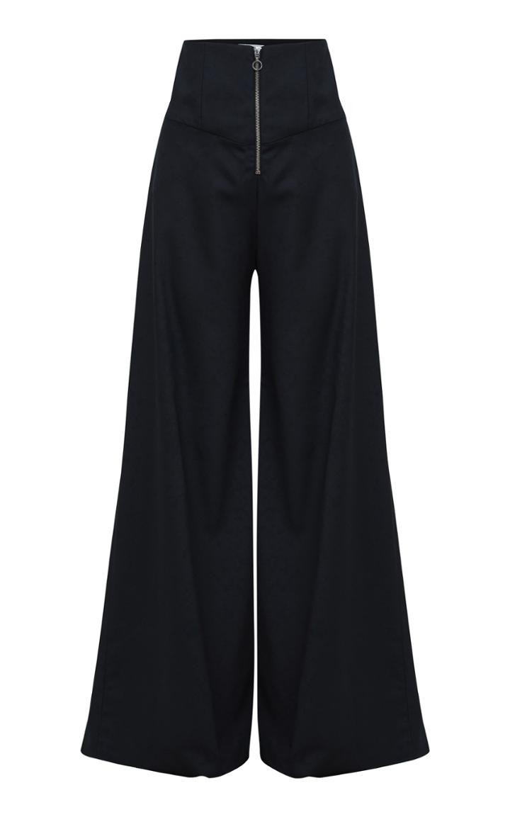 Moda Operandi Anna Quan Mathias Wool Wide-leg Pants