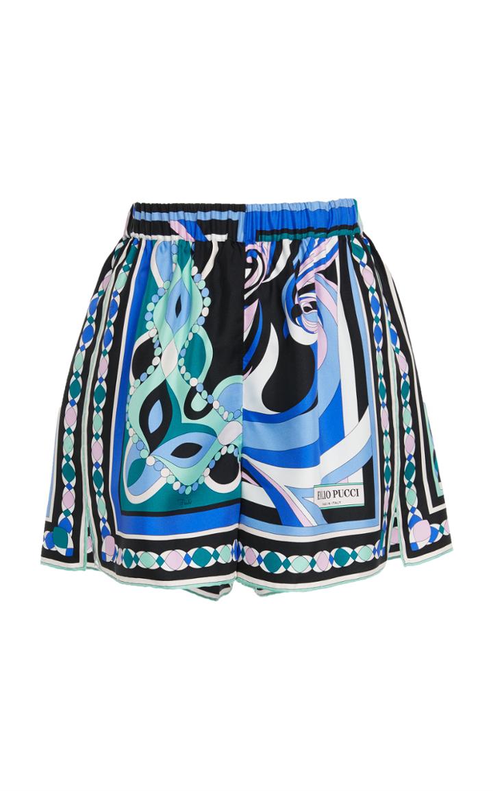 Emilio Pucci Silk Shorts