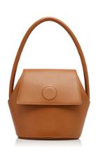 Modern Weaving Arch Leather Top Handle Bag