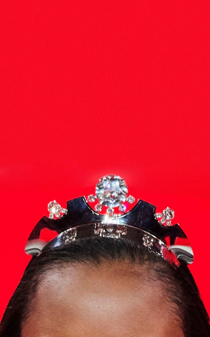 Moda Operandi Prada Glass Crystal Embellished Metal Headband