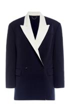 Moda Operandi Salvatore Ferragamo Cotton-wool Double-breasted Blazer Size: 38