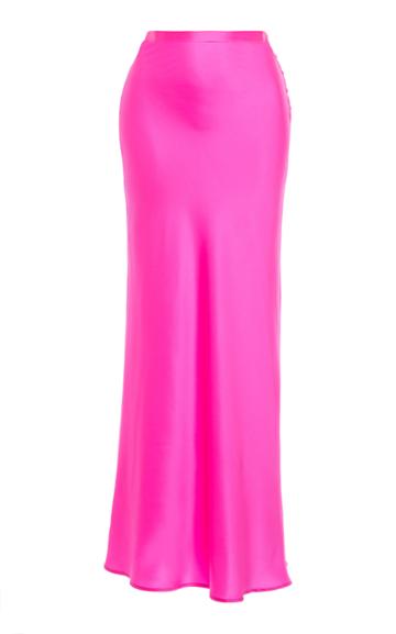 Bernadette Antwerp Florence Silk-satin Bias Skirt