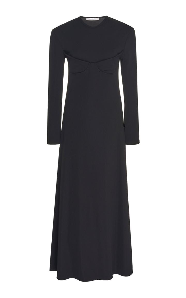 Christopher Esber Ribbed Stretch-knit Maxi Dress Size: 6