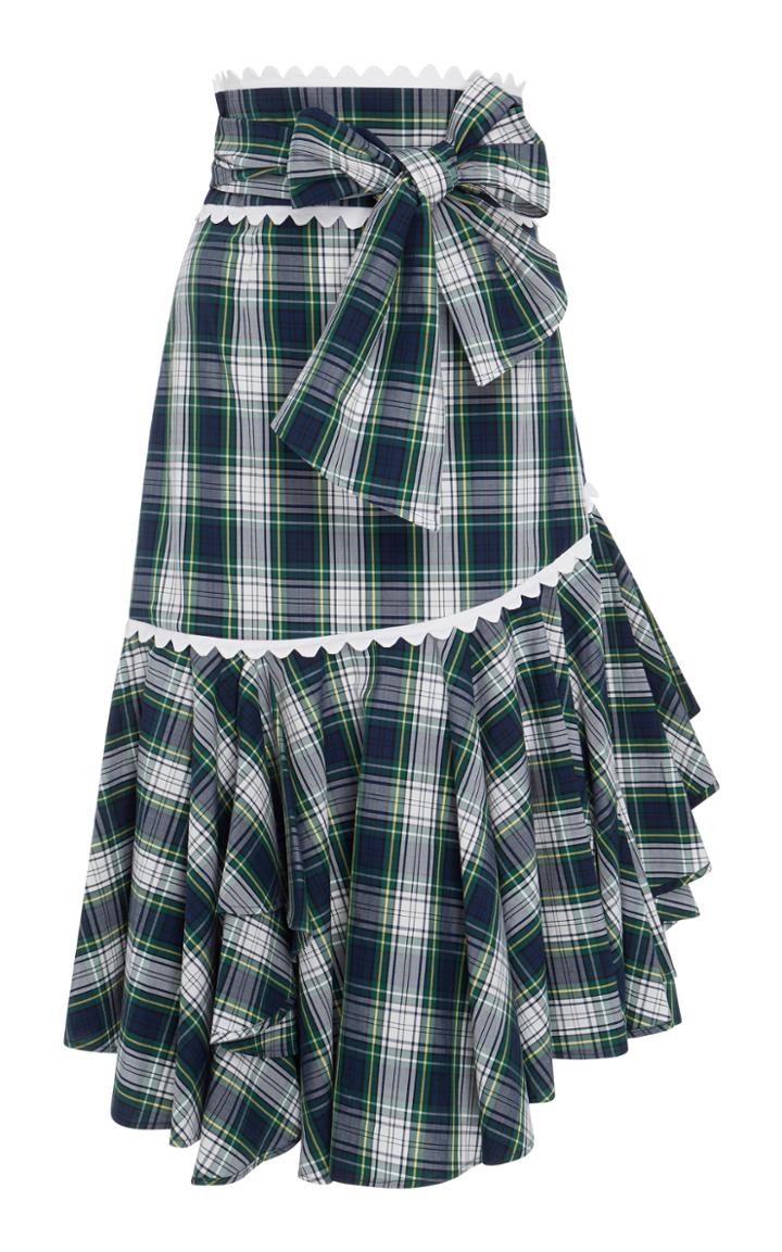 Marissa Webb Halsey Plaid Skirt
