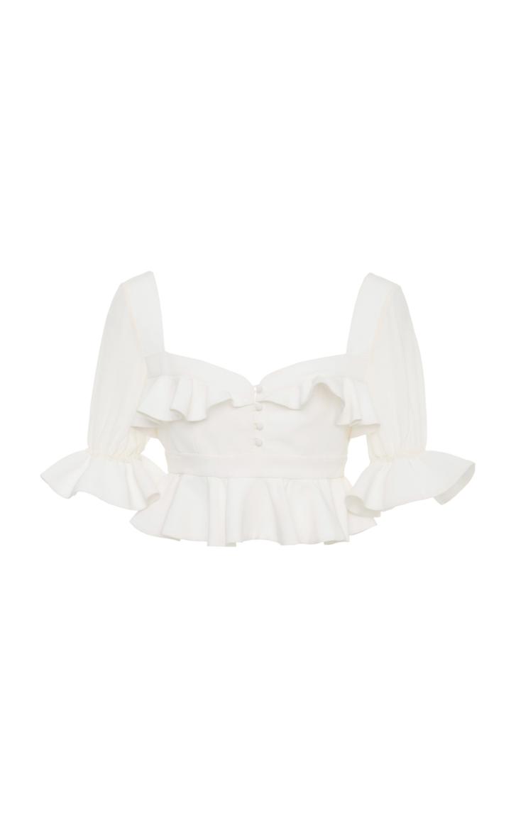 Alexis Faiza Peplum Crop Top