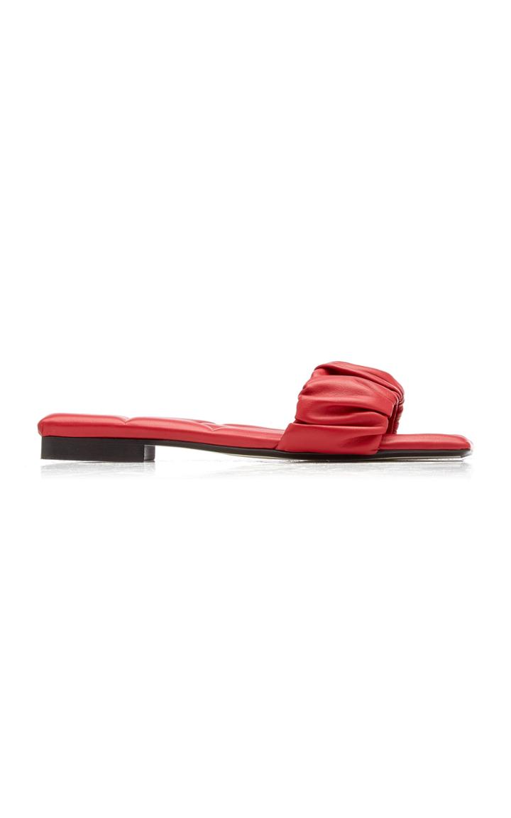 Moda Operandi Khaite Crete Leather Slides