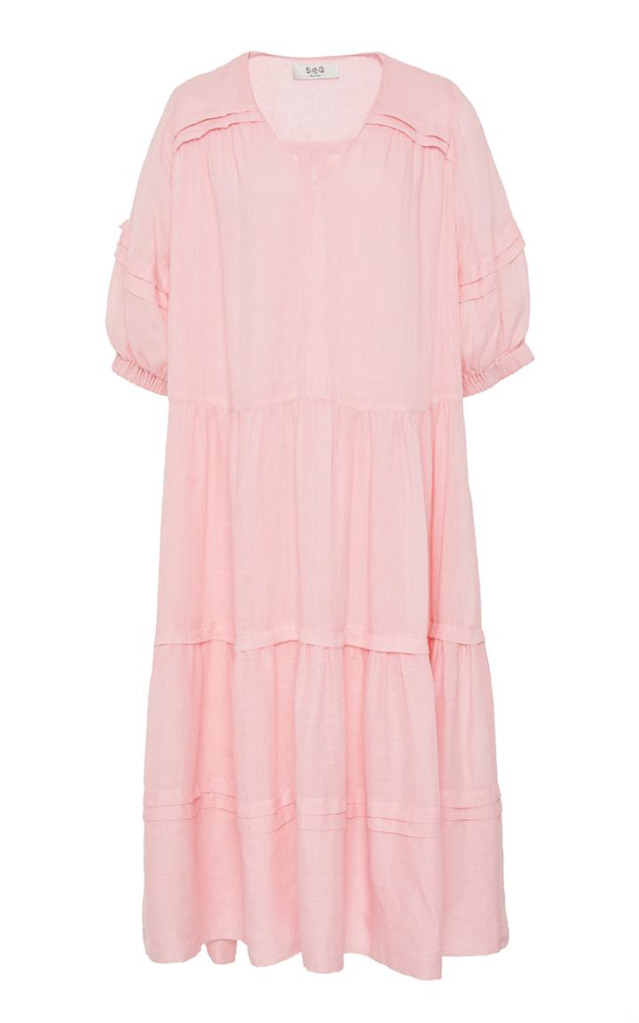 Moda Operandi Sea Lucy Cotton Midi Dress Size: 0