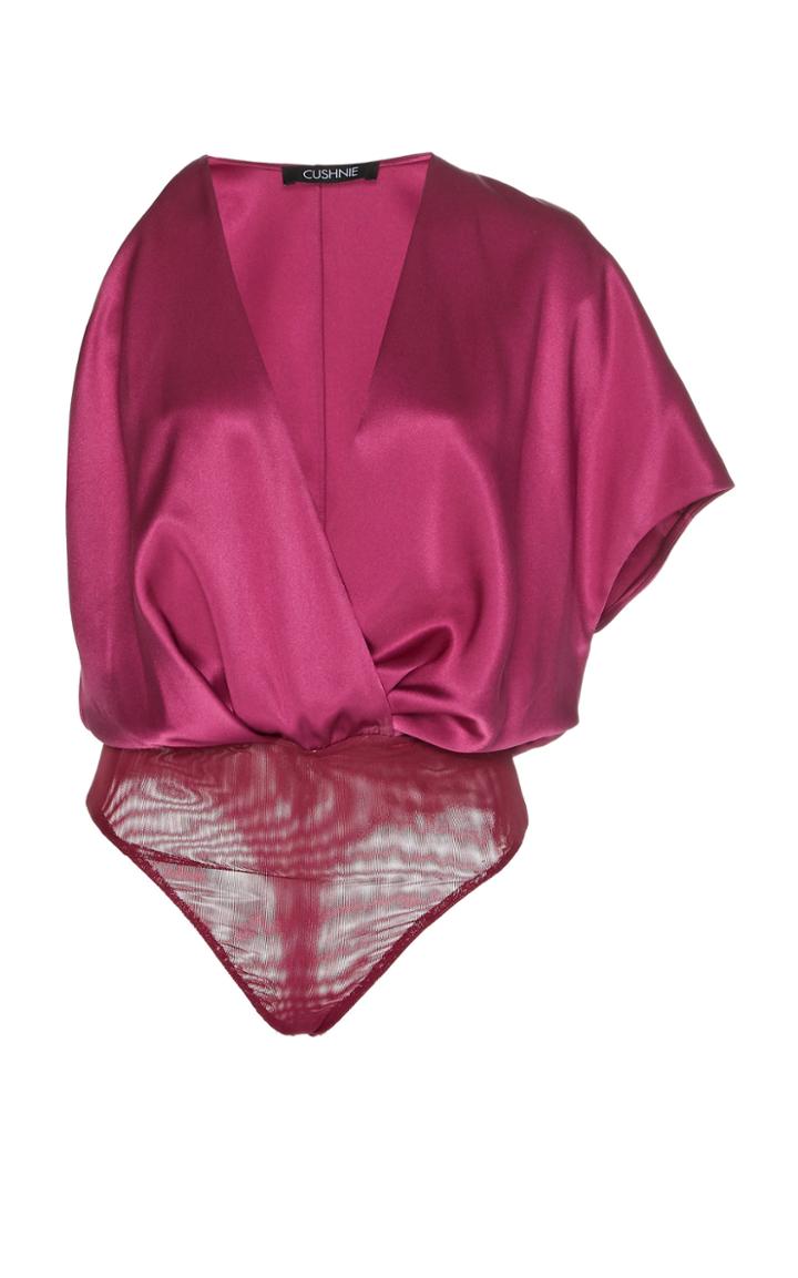 Cushnie One Sleeved Silk Top