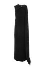 Rosetta Getty Twist Cape Gown