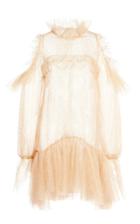 Moda Operandi Luisa Beccaria Ruffled Tulle Mini Dress