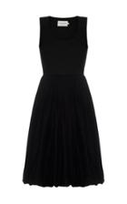 George Keburia Velvet Hem Knee-length Dress