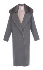 Agnona Cashmere Bicolor Trench Coat