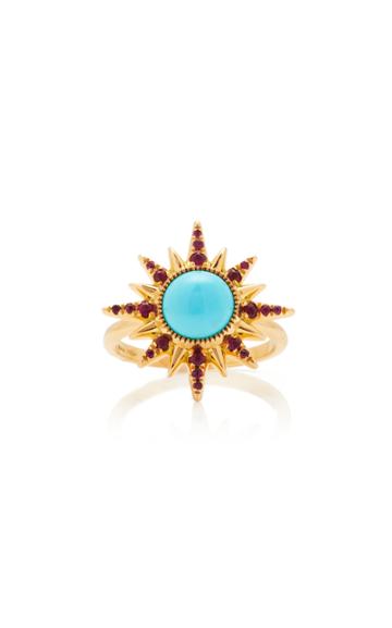 Jenny Dee Electra Maxima Turquoise Ring