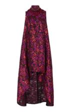 Anna Sui Grace Metallic Jacquard Beaded Dress