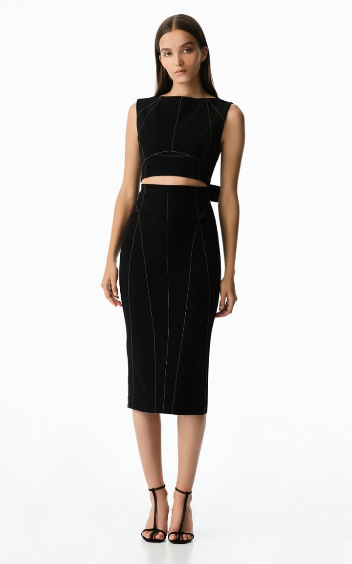 Moda Operandi Rachel Gilbert Frankie Cutout Crepep Dress Size: 1