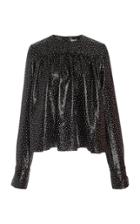 Diane Von Furstenberg Pleated Tent Blouse