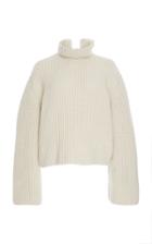 Loewe Pearl-embellished Cropped Cashmere Sweater