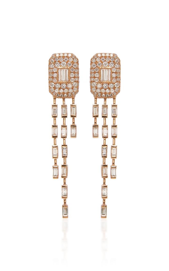 Shay 18k Rose Gold Diamond Earrings