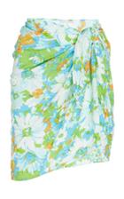 Faithfull The Brand Floral-print Chiffon Mini Pareo