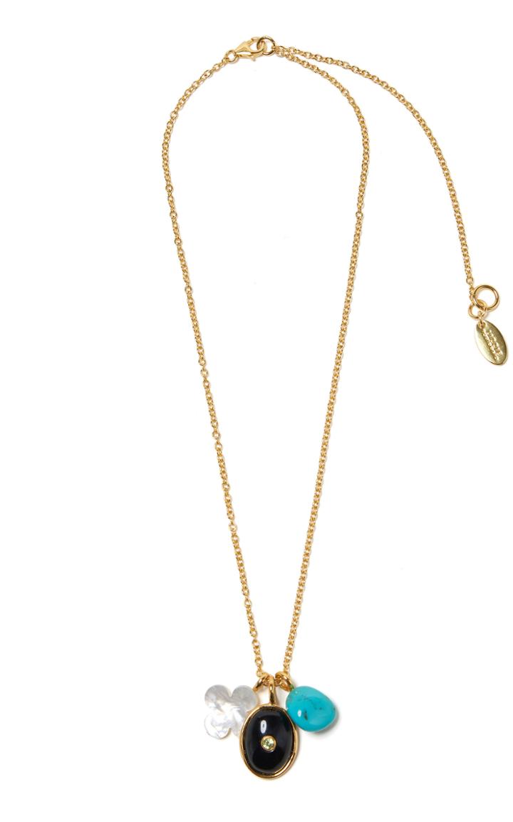 Moda Operandi Lizzie Fortunato Black Oasis Necklace