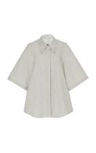 Moda Operandi Low Classic Armhole Stitch Cotton Shirt Size: M