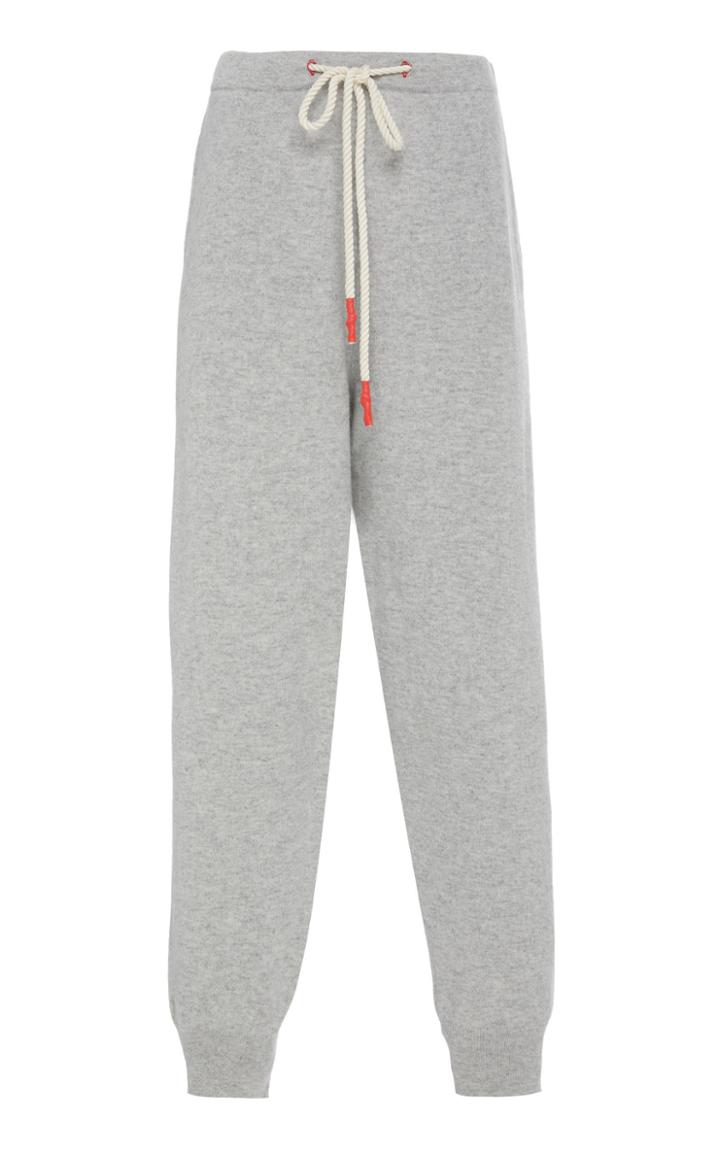 Bassike High-rise Relaxed Cashmere Trackpants
