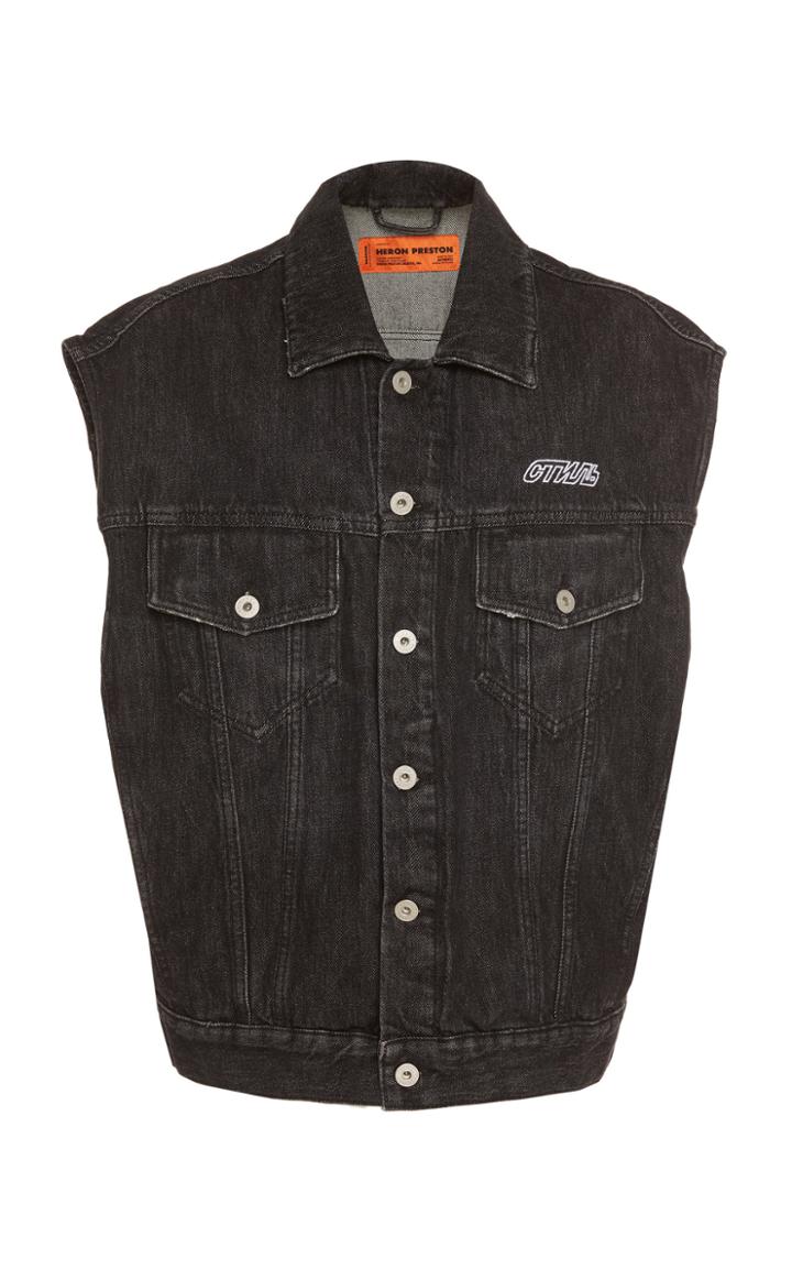 Heron Preston Classic Denim Vest