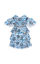 Caroline Constas Irene Embroidered Mini Dress