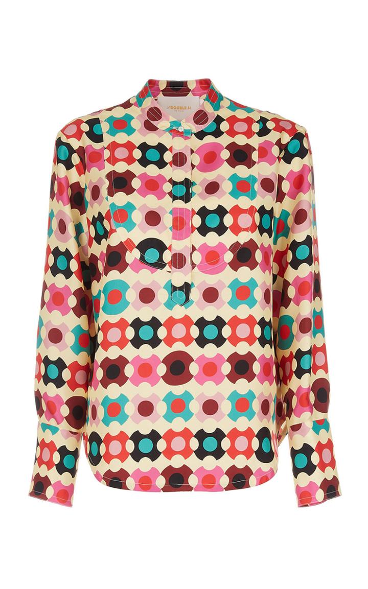Moda Operandi La Doublej Portofino Silk Shirt
