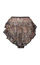 Moda Operandi Etro Metallic Dot Silk Shorts Size: 46