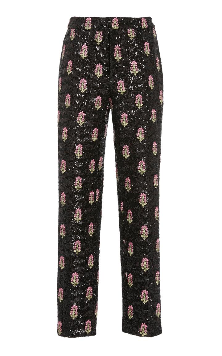 Giambattista Valli Straight Leg Print Pant
