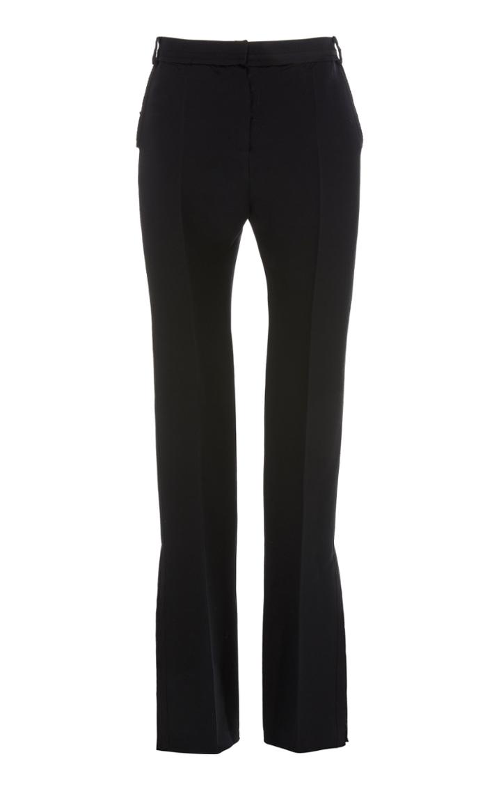 Unttld Mateo Silk And Wool-blend Pants