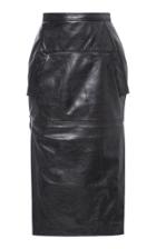 Moda Operandi N21 Leather Midi Skirt