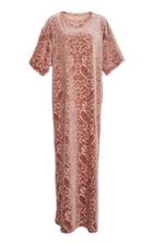 Anna Sui Damask Velvet Knit Dress